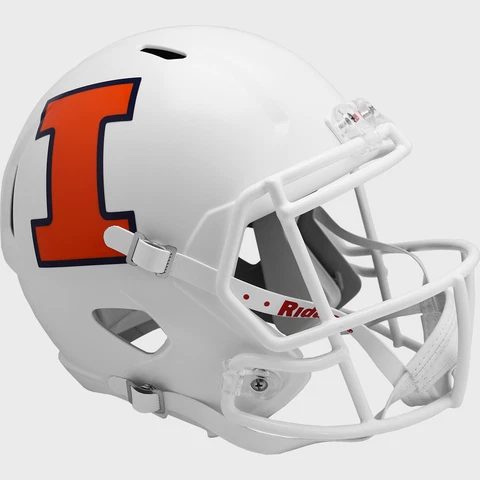 ILLINOIS FIGHTING ILLINI NCAA Riddell SPEED Full Size Replica Football Helmet Cover