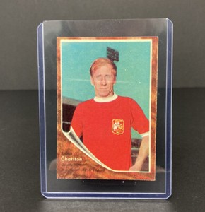 Bobby Charlton 27 A&BC Make-A-Photo Football Card Team Manchester United RARE