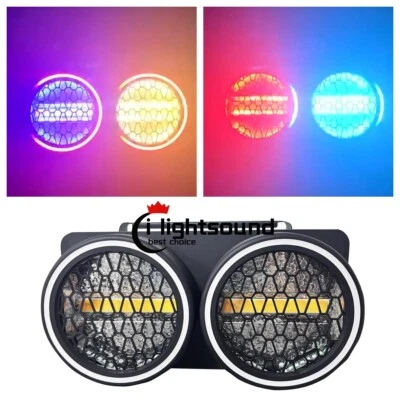2 eyes retro blinder+rgb effect stage dj retro lighting - Image 1 of 4