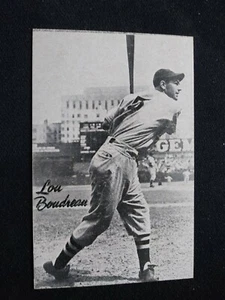 1947 Bond Bread D305 Baseball Card # 4 Lou Boudreau HOF - Cleveland Indians (NM) - Picture 1 of 3