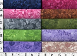 English Garden Flowers Floral Jelly Roll 40 - 2.5" Strips Quilting Sewing Fabric - Picture 1 of 1