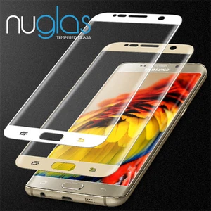 Genuine Nuglas Full TEMPERED GLASS for Samsung galaxy S7 screen protector - Picture 1 of 11