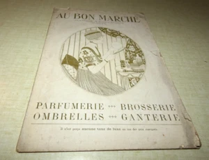 Katalog Au BON MARCH Parfümerie Bürsterei Regenschirme Ganterie 1919 - Bild 1 von 4