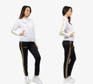 Tuta donna Givova modello revolution summer bianco-nero-oro - Foto 1 di 1