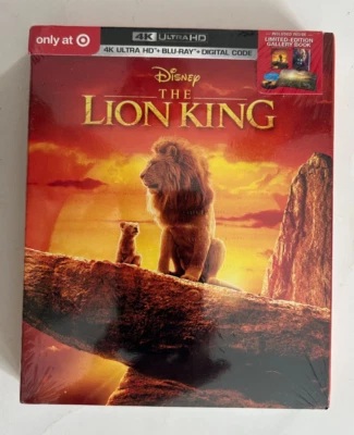 Disney "The Lion King" Live Action 4K BLU RAY BRAND NEW SEALED Target Exclusive - Imagem 1 de 2