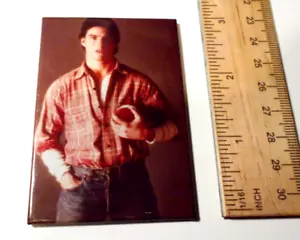 Vintage Tom Cruise All the Right Moves 2X3 FRIDGE Magnet USA 1990s - Picture 1 of 4