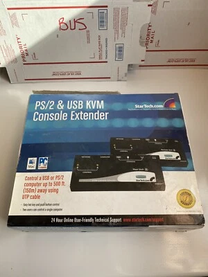 StarTech KVM Console Unit A & B. 500' Ft. Cat5 Extender USB PS2 SV565UTP - Image 1 of 4
