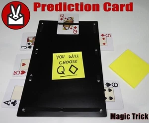 PLAYING CARD PREDICTION SLATE OF MIND READING STAGE MAGIC TRICK A PREDICT MENTAL - Picture 1 of 6
