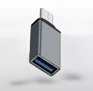 USB OTG on the Go Adapter USB Type C 3.1(Male) To 3.0 (Female) Converter Grey - Picture 1 of 2