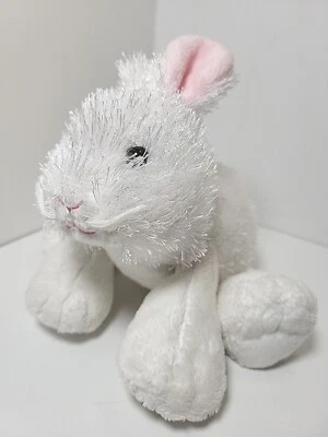 Ganz Webkins White Rabbit Bunny HM078 7" Plush Stuffed Animal Toy Soft And CUTE! - Image 1 of 4