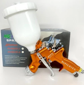 DeVILBISS HD-2 HVLP Spray Gun Gravity Feed Paint Gun For All Auto Paint 1.3mm - Picture 1 of 8