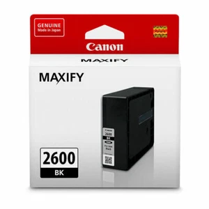Genuine Canon PGI2600 Black Ink Tank Black 1000 pages PGI2600BK - Picture 1 of 1