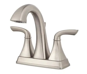 Pfister LG48-BS0K Bronson Centerset Bathroom Faucet Brushed Nickel - Picture 1 of 1