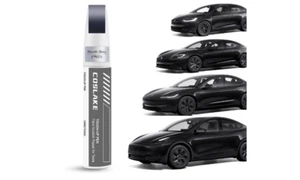 Touch Up Paint for Tesla PN01 Stealth Grey Scratch Repair Pen & Brush 2-in-1 Kit - Picture 1 of 6