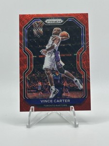 2020 Panini Prizm Red Wave Prizm Vince Carter Card #117
