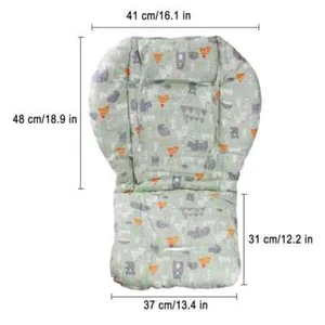 Baby High Chair Cushion, Thick Pad for Wooden High Chair, Baby Dining Chair Line - Picture 1 of 7