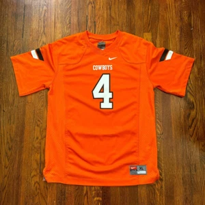 Youth XL Nike Official Team Merch OSU Cowboys Orange Jersey #4 - Picture 1 of 1