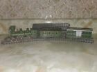 Vtg 1999 New-Ray HO Scale Train Set & 12 Curved Black Plastic Track lot. Battery