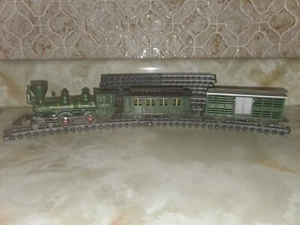 Vtg 1999 New-Ray HO Scale Train Set & 12 Curved Black Plastic Track lot. Battery - Picture 1 of 12