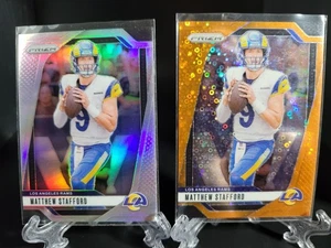 2024 Panini Prizm - Matthew Stafford 2 Card Parallel Lot - Featuring Silver... - Bild 1 von 9