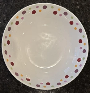 Pampered Chef Einfache Ergänzungen Runde Servierschüssel Polka DOTS 11" 12 08C - Bild 1 von 8