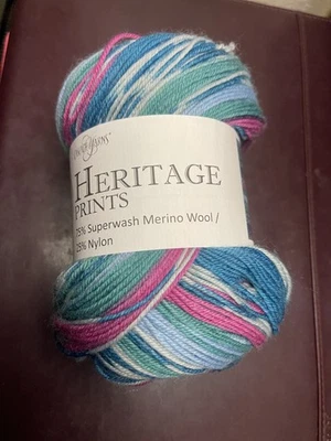 Cascade Yarns Heritage Prints Washable Wool Sock Yarn Mermaid #90 - Image 1 of 3
