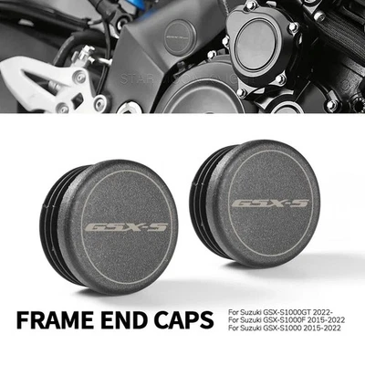GSXS1000 Frame Hole Cover Caps For Suzuki GSX-S1000 GSX-S1000F GSX-S1000GT 2015- - Image 1 of 4