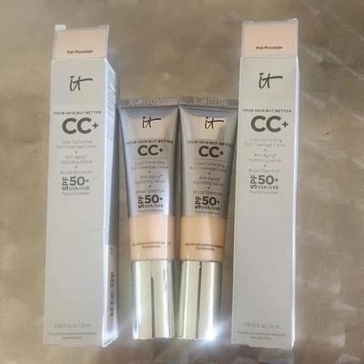 2, IT Cosmetics, shade: FAIR PORCELAIN  exp: 10/2026, has SPF 50  - Image 1 of 4
