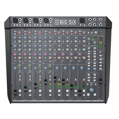Solución de mezcla de estudio de escritorio de gran formato SSL BiG SiX con interfaz USB Foto 1 de 4
