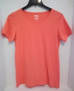 Duluth Trading Co. Women's Large Roundneck Shortsleeve T-Shirt Melon - Picture 1 of 3