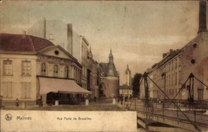 Ak Mechelen Mecheln Malines Flandern Antwerpen, Rue Porte de... - 4804439 - Picture 1 of 2