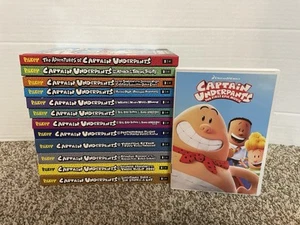 Captain Underpants Books 1-12 Complete FULL COLOR Collection (Hardcover) + BONUS - Imagen 1 de 2