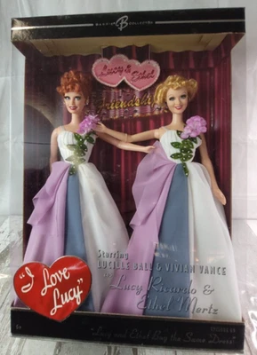 Mattel I Love Lucy 2006 Lucy y Ethel compran el mismo vestido episodio #69 conjunto de Barbie Foto 1 de 3