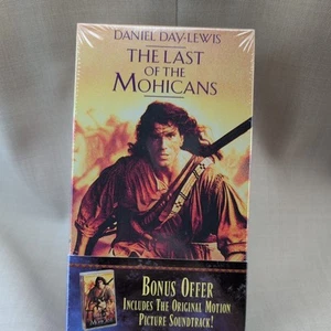 The Last Of The Mohicans VHS SEALED Watermarks W/ Soundtrack Cassette Fox Video  - Picture 1 of 7