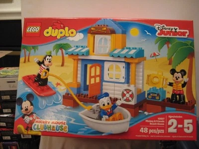 LEGO DUPLO #10827  DISNEY JUNIOR MICKEY & FRIENDS BEACH HOUSE - 48 PCS - Image 1 of 3