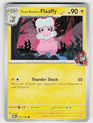SV10: Destined Rivals #073/182 Team Rocket's Flaaffy - Image 1 of 2