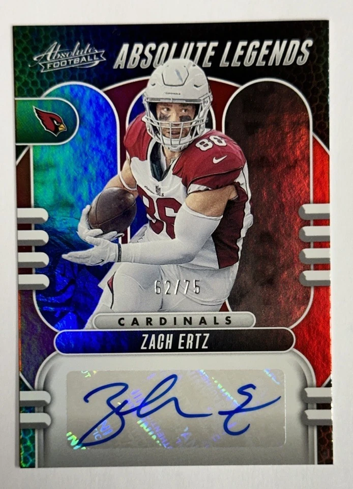 2023 Panini Absolute Legends Zach Ertz Auto 62/75 - Image 1 of 4