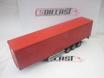 Corgi Modern Truck 1:50th Scale Red Curtainside Trailer MODIFIED/SOLD AS SEEN - Image 1 of 4