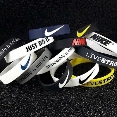 Herren Armband Silikonarmband Nike Gummiarmband Basketball  Wristband Männer/Kid • 4.25€