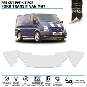 Kit Protezione Vernice PPF Protezione Scheggia Pietra Ali Cofano per Ford Transit mk7 - Foto 1 di 3