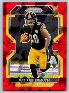2021 Panini Prizm Red Cracked Ice Rookie Pat Freiermuth - Picture 1 of 2