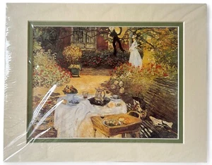 Print DEJEUNER LUNCHEON GRASS Impressionist CLAUDE MONET Foundation mounted NEW - Picture 1 of 4