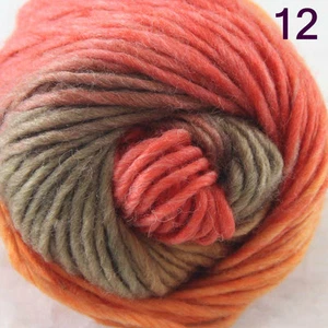 Sale 1Skeinx50g NEW Knitting Yarn Chunky Hand-woven Colorful Wool scarves shawls - Picture 1 of 59