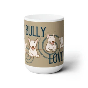 Bull Terrier Coffee Mug Large 15oz Ceramic Original NEW - Picture 1 of 5