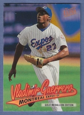 Fleer Ultra Gold Medallion Edition 1997 #G509 Vladimir Guerrero Expos Salón de la fama Foto 1 de 2