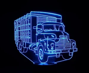 Lampara Led rgb clasico Camion de frutas multicolor decoracion regalo - Bild 1 von 4