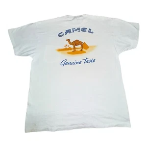 Vintage Kamel Original Geschmack. T-Shirt 100% Baumwolle cremefarben XL - Bild 1 von 13