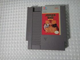 NES Nintendo Jordan Vs Bird One On One Basketball Game Cartridge Milton Bradley
