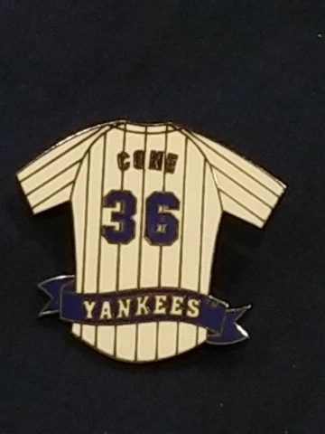 David cone player logo design pin new york yankees ny mlb baseball jersey Cover
