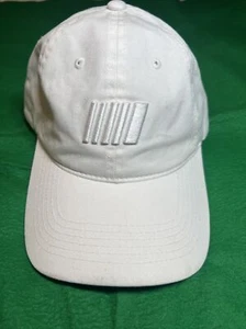 NASCAR Logo Buckle Back Hat Cap Women White NWT Embroidered New Era 3D See Notes - Picture 1 of 15